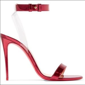 Christian Louboutin's 'Jonatina 100 metallic red